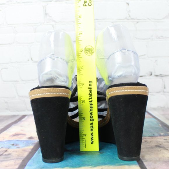 BANDOLINO Beaded Wedge Platform Sandals Size 7.5 - Picture 6 of 10